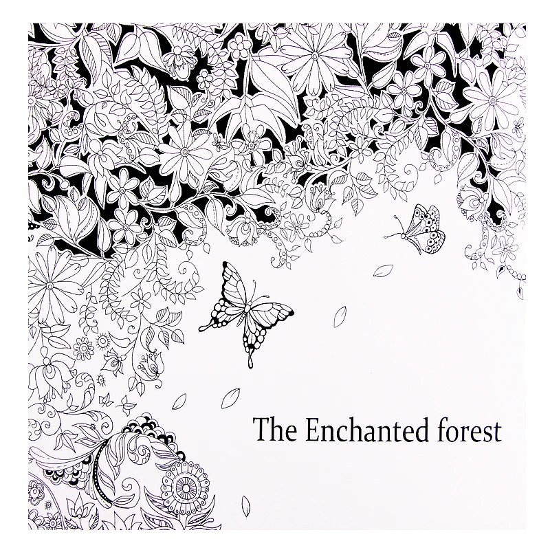 The Enchanted Forest Colouring book Childhood Dream Painting Drawing