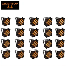 20XLOT DMX512 беспроводной светодиодный PAR свет 9x15 Вт RGBWA 5в1 свадебное освещение dmx управление танцевальное освещение низкий профиль светодиодный свет