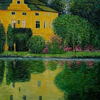 Schloss Kammer On Attersee Iii Gustav Klimt Oil Painting Waterside Scene Canvas Wall Art Painting Painter Painting With Oil Stickspaintings Ballerinas Aliexpress