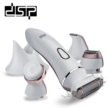 

DSP Professional 5 IN 1 Body Skin Care Suit Exfoliating Limbs Facial Shaving Hair Removal Eyebrow Trimmer Beauty Tools