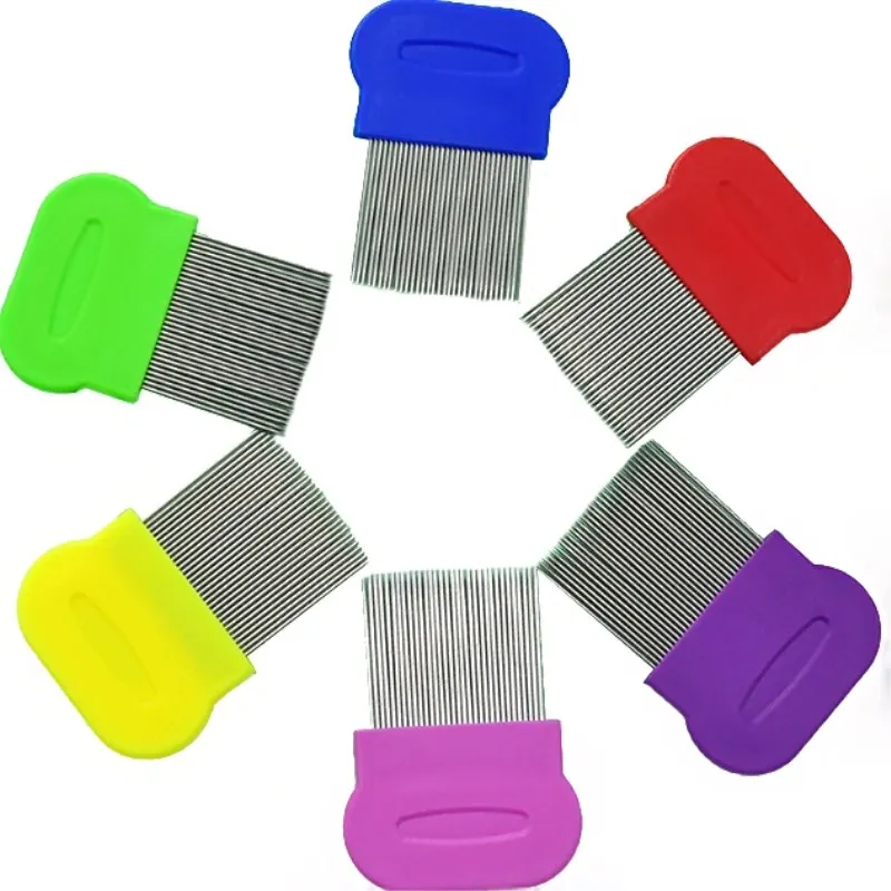 10Pcs/lot New Arrival Terminator Lice Comb Hair Rid Headlice Stainless