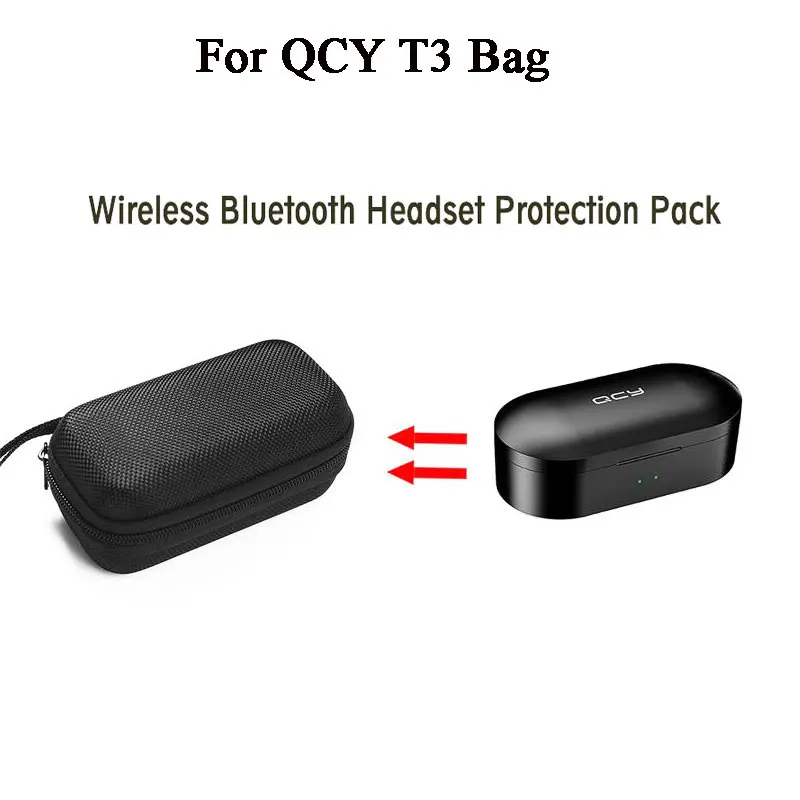 Беспроводной Bluetooth гарнитура Защитный Чехол Сумочка жесткий мешок Открытый Для
