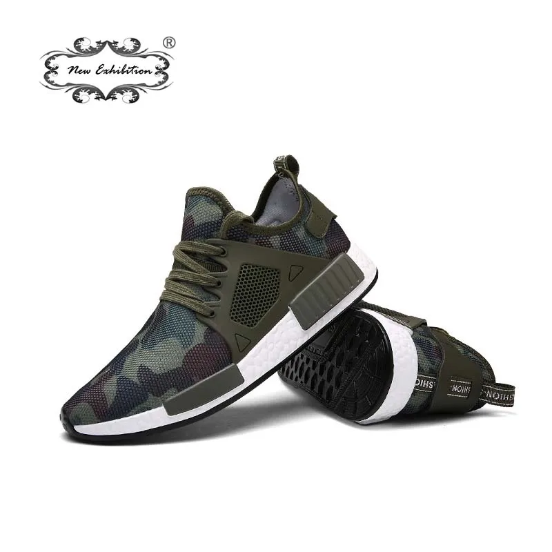 

New exhibition Men's shoes breathable lightweight mesh camouflage casual shoes Outdoor Military Men Army sneaker Krasovki 39-40
