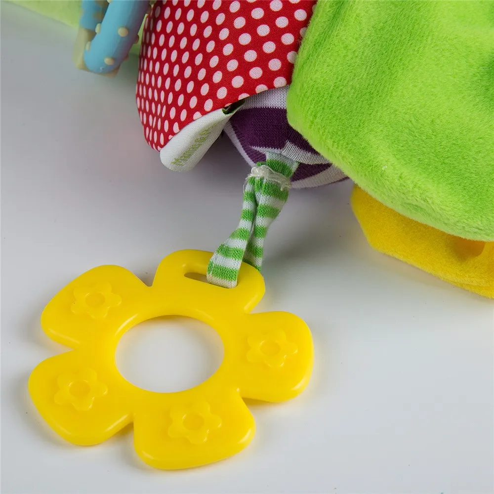 Интерактивная плюшевая игрушка красочные пчела 0 + Новый Детские кроватки кровать висит кольцо колокол игрушка мягкие детские погремушки