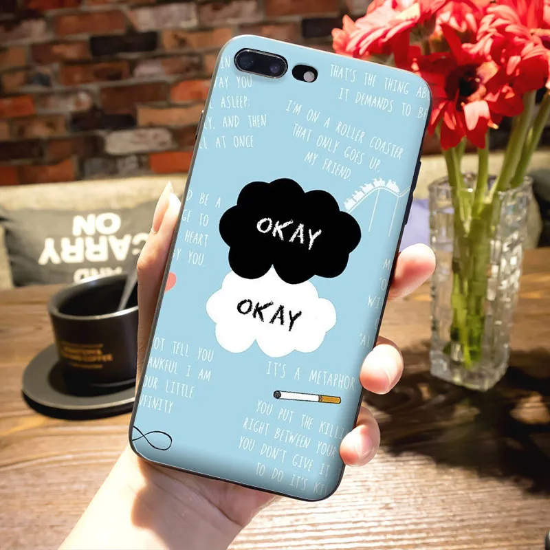 Новинка чехол MaiYaCa с надписью The Fault in Our Stars OK для iPhone 8 7 6 6S Plus X 10 5S 12Pro SE 5C|phone cases|for