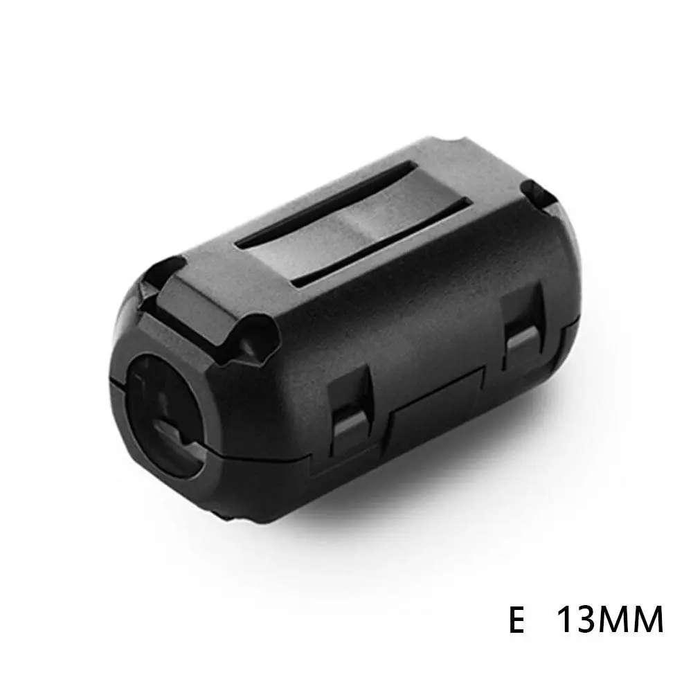 2 шт. 3 мм 5 мм 7 мм 9 мм 13 мм пристегивающийся ферритовый кольцевой сердечник подавитель шума для EMI RFI зажимной кабель активные компоненты фильтры
