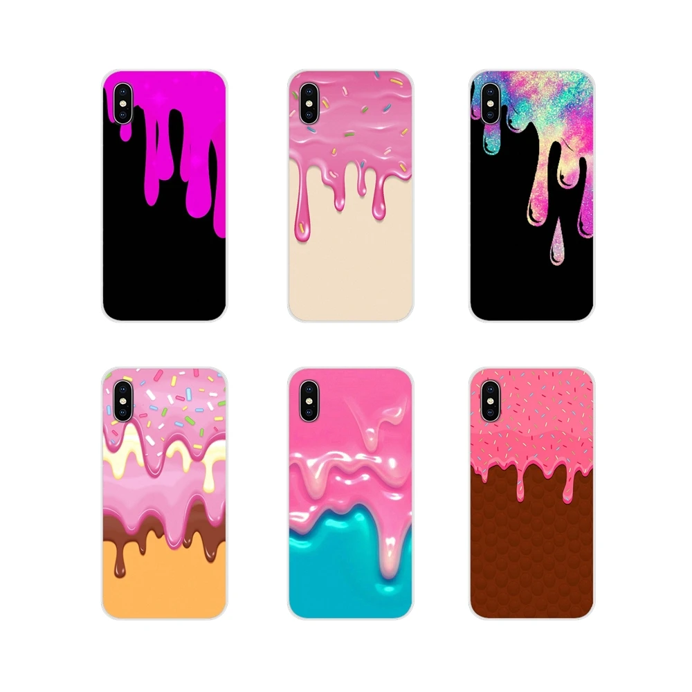 

Accessories Phone Case Cover For Huawei P Smart Mate Honor 7A 7C 8C 8X 9 P10 P20 Lite Pro Plus Painting Dripping Pink Blue Slime