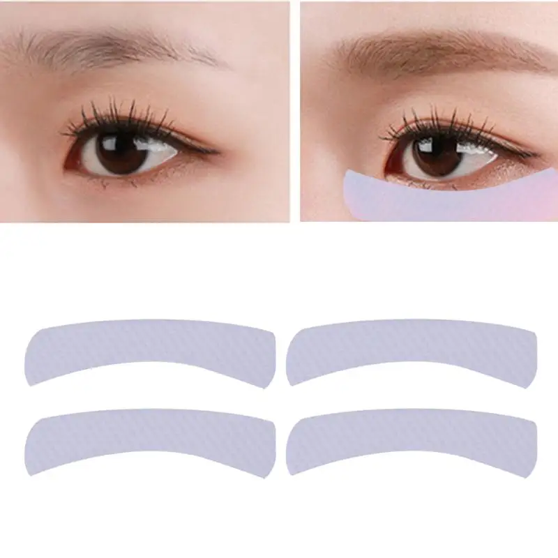 

100pcs White Paper Patches Eyelash Shields Perm Curler Curling False Fake Eyelashes Extention Under Eye Pads Tips Sticker Wraps
