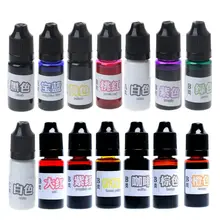 15 цветов 10 мл эпоксидная смола пигментная жидкость краситель чернила диффузии смолы ювелирных изделий