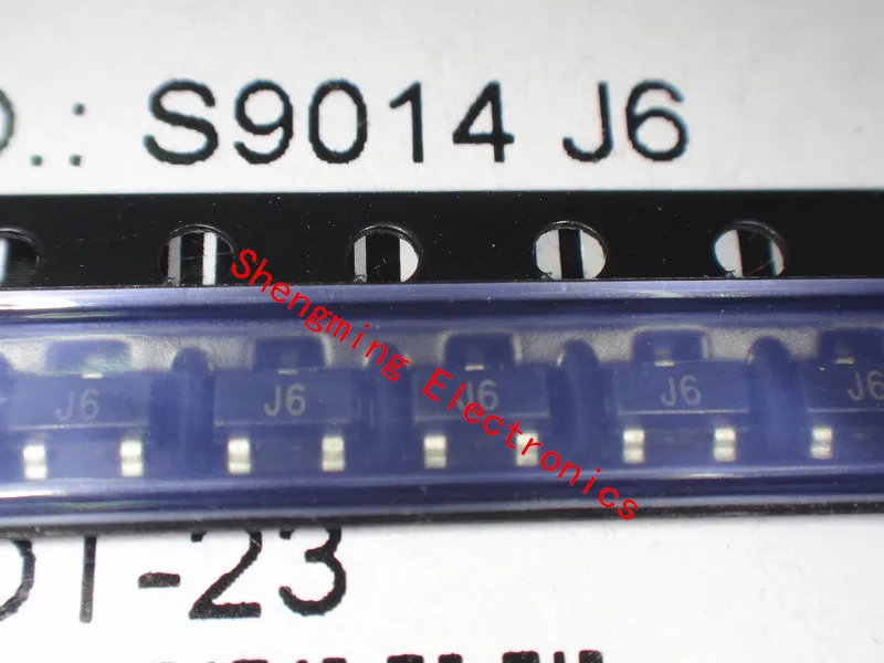 100pcs s9014 j6 sot 23smd transistortransistor 100pcss9014 transistor