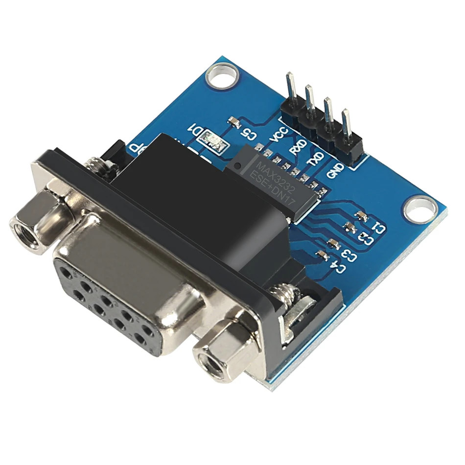 Новый MAX3232 RS232 в TTL модуль преобразователя последовательного порта DB9 разъем