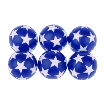 

MagiDeal 6Pcs Foosball Table Football Plastic Soccer Ball Football Fussball Soccerball Indoor Sport Gift Round Indoor Games 32mm