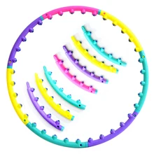 Женщины уменьшают Вес тренажеры массаж йога талии упражнения для похудения спортивные обручи петли жесткая трубка круг кольцо для гимнастики