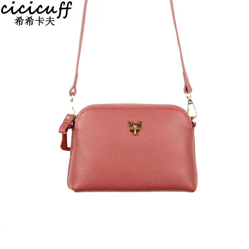 

CICICUFF 2019 New Genuine Leather Small Crossbody Bags for Women Single Shoulder Messenger Bag Female Famous Brand Clutch Bag