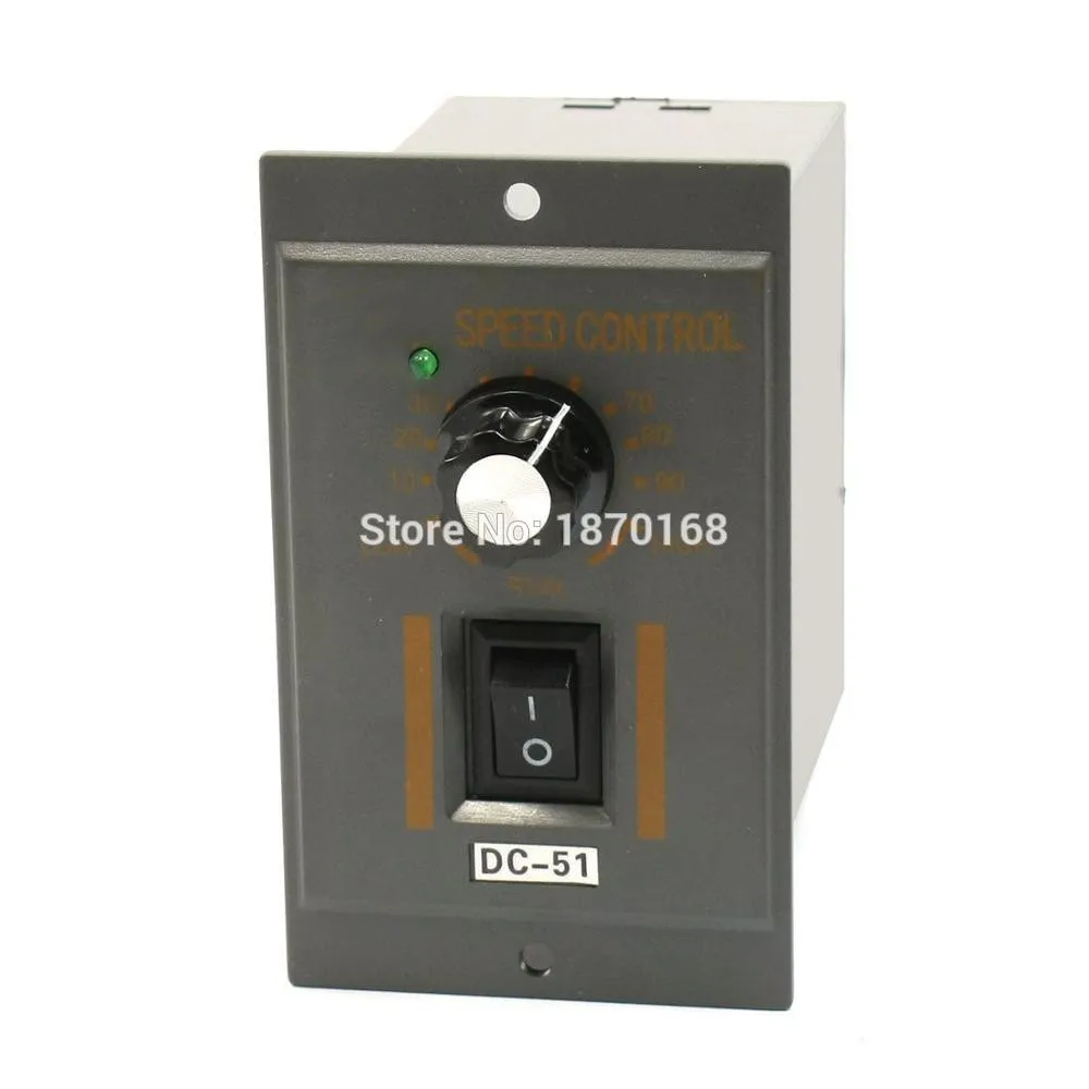 DC-51 AC 220V to DC 90V 12V 24V 36V 180V Electrical Speed Control Controller for 10W 20W 30W 50W 100W 150W 200W Motor Discount