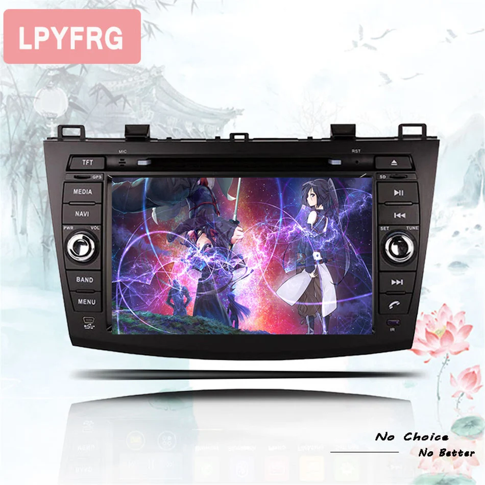 Cheap 2din car radio Android 9.0 Octa core for mazda 3 HD 1024*600 8 inch DVD player 2009 2010 - 2012 with HD 3/4G bluetooth Head unit 3