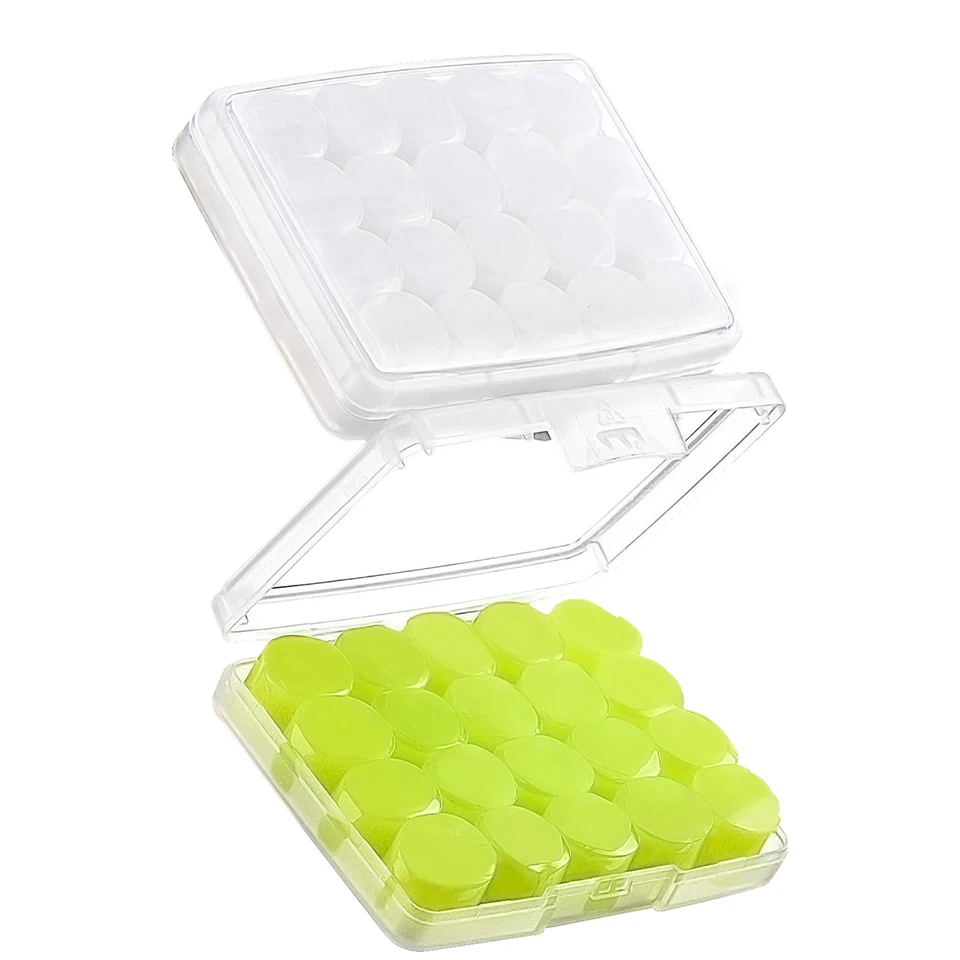 Mpow Waterproof 20PCS Silicone Soft Water Sport Earplugs Showering Protective Ear Plugs Swimming Earplugs For Children Earmuffs (7)