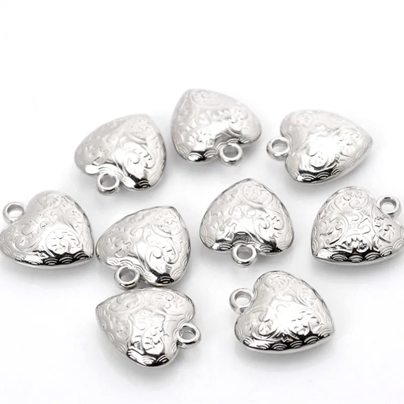 50 шт. подвески в форме сердца 24x27 мм|charm pendant|heart shaped charmspendant jewelry findings |