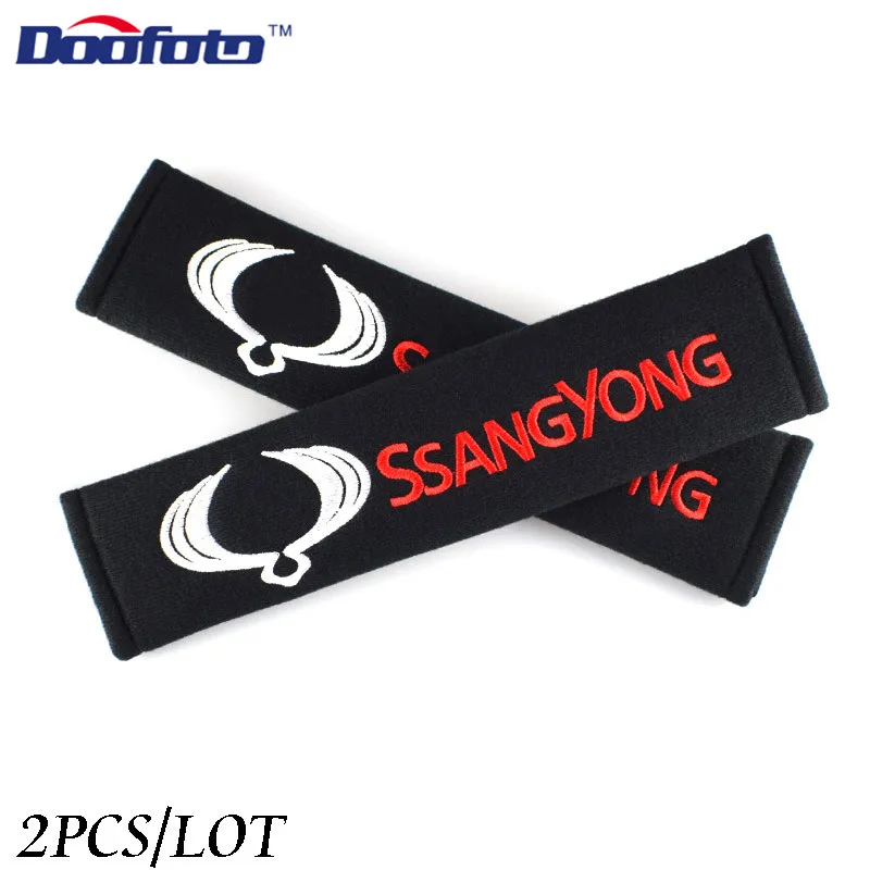 

Doofoto Car Styling Auto Cover Case For Ssangyong Kyron Rexton Korando Actyon Ssang Yong Badge Stickers Accessories Car-Styling