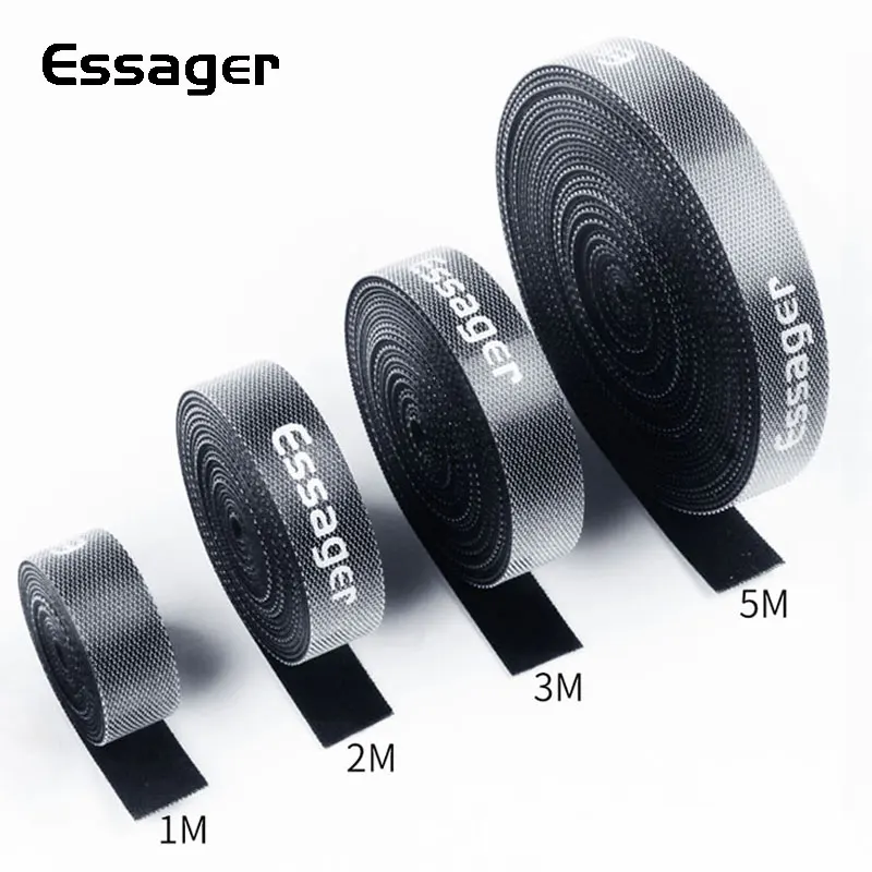 Essager Cable Organizer Earphone Holder Mouse Cord Protector HDMI Cable Wire Management for iPhone Samsung USB Cable Winder Clip