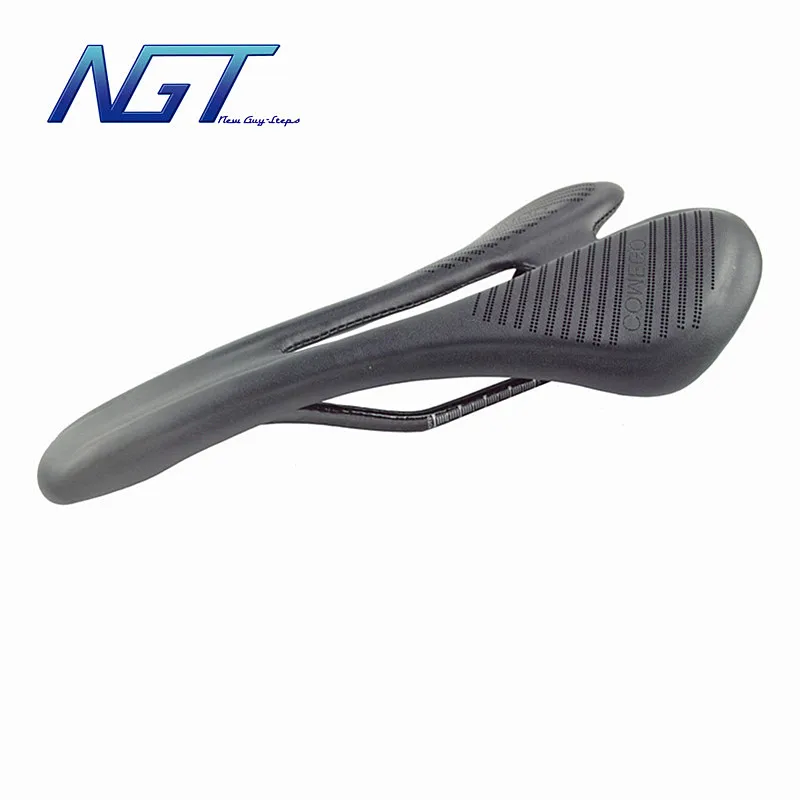 

carbon saddle mountain bike road bicycle soft leather seat top quality bicicletta sella bicicleta sede NGT factory wholesale