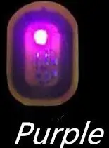 Украшение для ногтей для женщин NFC наклейки для ногтей DIY наклейки для телефона светодиодный светильник для ногтей - Цвет: Фиолетовый