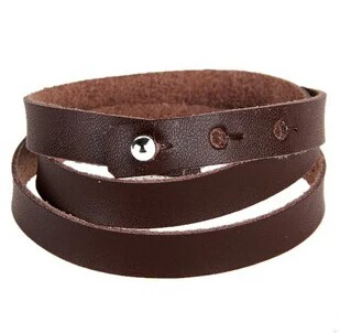 Fashion Genuine Leather Bracelet Men Strap Bracelets Bangles Fashion Genuine Leather Bracelet Men Strap Bracelets Bangles For Women Uni Best Ing Gift In Wrap From Jewelry Accessories On
