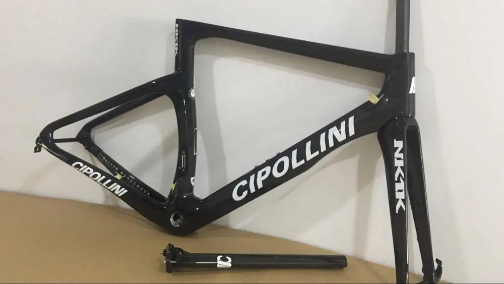 

Black white logo NK1K disc T1000 Carbon Road Bike Frame Come With Fork+ Seatpost+ Clamp+ headest Nk1k disc bicycle carbon frame