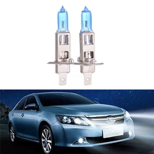 Wupp автомобильный светильник H1 55 Вт 12 В 2 шт. головной светильник 6000 К галогенные яркие белые лампочки лампа Прямая поставка 19M19