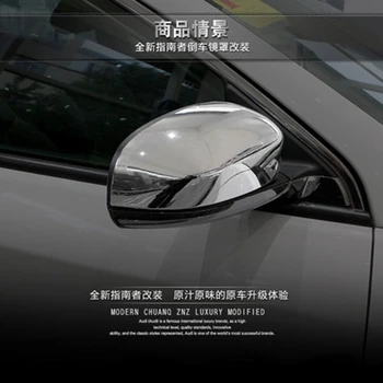 

Car Accessories For Jeep Compass Second Generation 2017 2018 ABS Chrome Side Door Rearview Mirror Decoration Covers Stikers 2Pcs