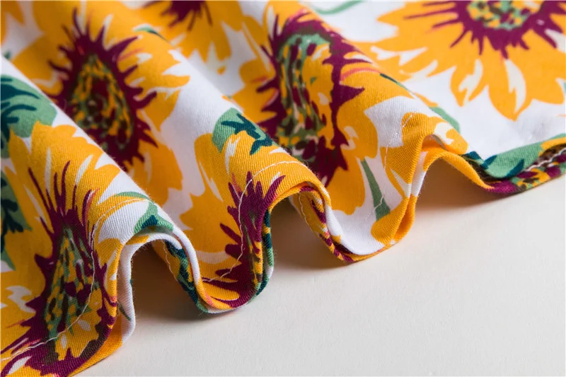 Kostlish 2017 New Summer Dress Women Floral Print Audrey Hepburn 50s 60s A-Line Vintage Dress Sleeveless Party Dresses Plus Size (96)