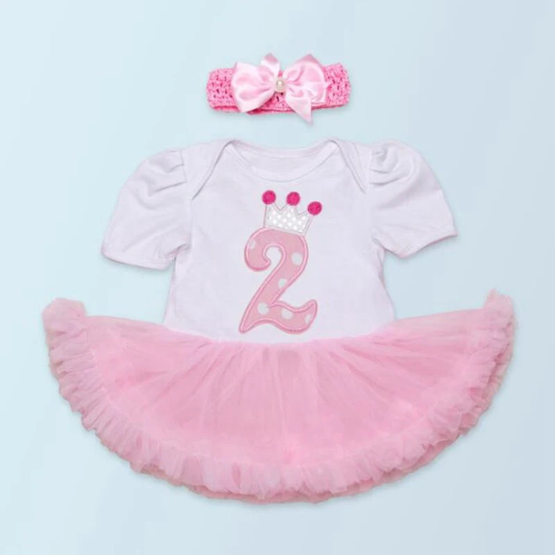 VD252-D-Baby Lace Romper Dress