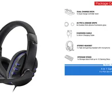 Игровая консоль игровая гарнитура PS4 тонкий P4 pro Gaming headset ручка Зарядное устройство игра подставка для дисков Стеллаж для выставки товаров зарядный кабель ручкой Крышка джойстика