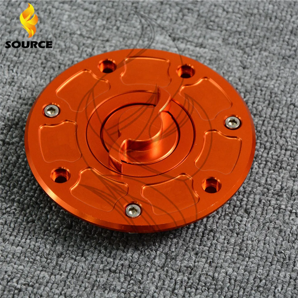 

new products motorcycle parts fuel gas tank cap cover aluminum alloy fuel cap orange color For KTM DUKE200 390 690 990 2014 2015