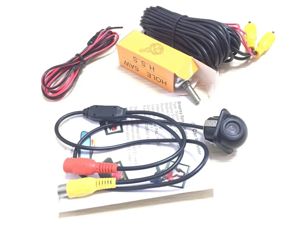 HD Waterproof Car Rear view Camera Universal Mount Black amount reverse camera