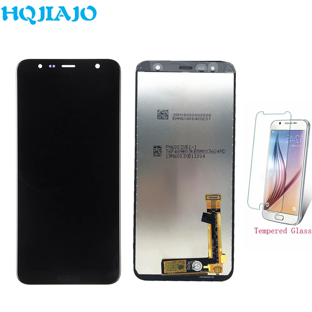 Супер AMOLED ЖК экран для Samsung Galaxy J610 J6 + 2018 дисплей кодирующий преобразователь