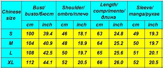 top size
