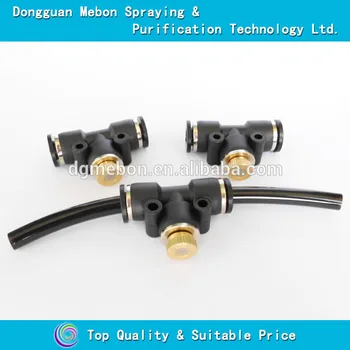 

Free shipment,mist nozzle and 6mm pneumatic fitting,low pressure mist nozzle