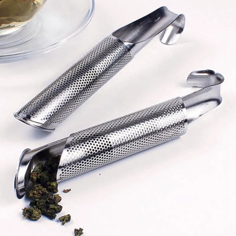 

Stainless Steel Tea Infuser Pipe Design Metal Tea Strainer for Mug Fancy Filter for Puer Tea Herb Tea Tools Accessories 8