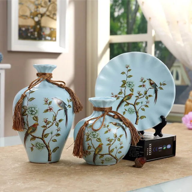 Color : 2 XYSQWZ Ceramic Vase European Decoration Home Decoration Living Room Crafts Decoration Wine Cabinet TV Cabinet Vase Color : 2 XYSQWZ Ceramic Vase European Decoration Home Decoration Living Room Crafts Decoration Wine Cabinet TV Cabinet Vase