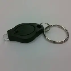 Портативный мини размер брелок Сжимаемый свет микро светодиодный фонарик факел Открытый Кемпинг Аварийный ключ кольцо свет