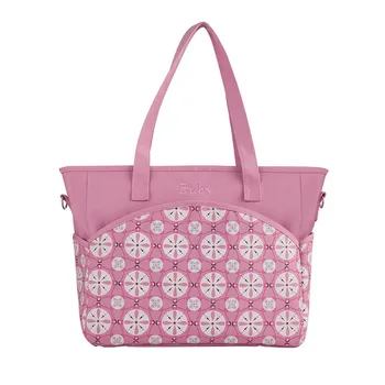 

Fashion Diaper Bag Large Totes Handbag with Changing Pad for Baby Black Nappy Bags Mother Shoulder Bag Baby Stroller Bags
