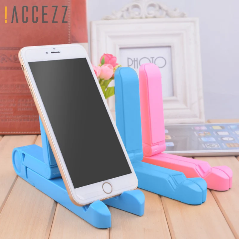 

!ACCEZZ ABS Phone Holder For iPhone X 8 Plus XS MAX XR Stand Support For iPad Desktop 180 Degree Adjustable Tablet Lazy Bracket