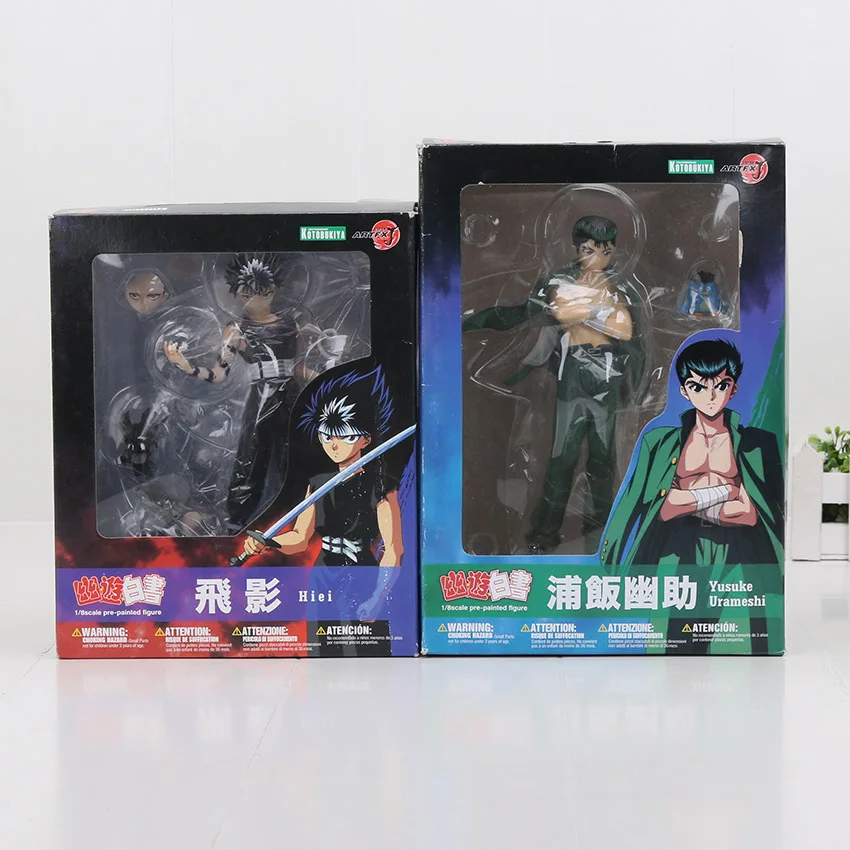 Аниме YuYu Hakusho Urameshi Yuusuke Hiei фигурка Коллекция Модель игрушки Подарок 17-20 см