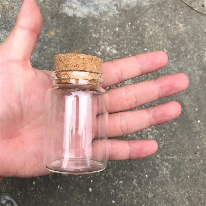 80ml Glass Bottles With Cork Small Transparent Mini Empty Glass Vials Jars Container Clear Food Botlles Eco-Friendly 12pcs/lot glass bottles