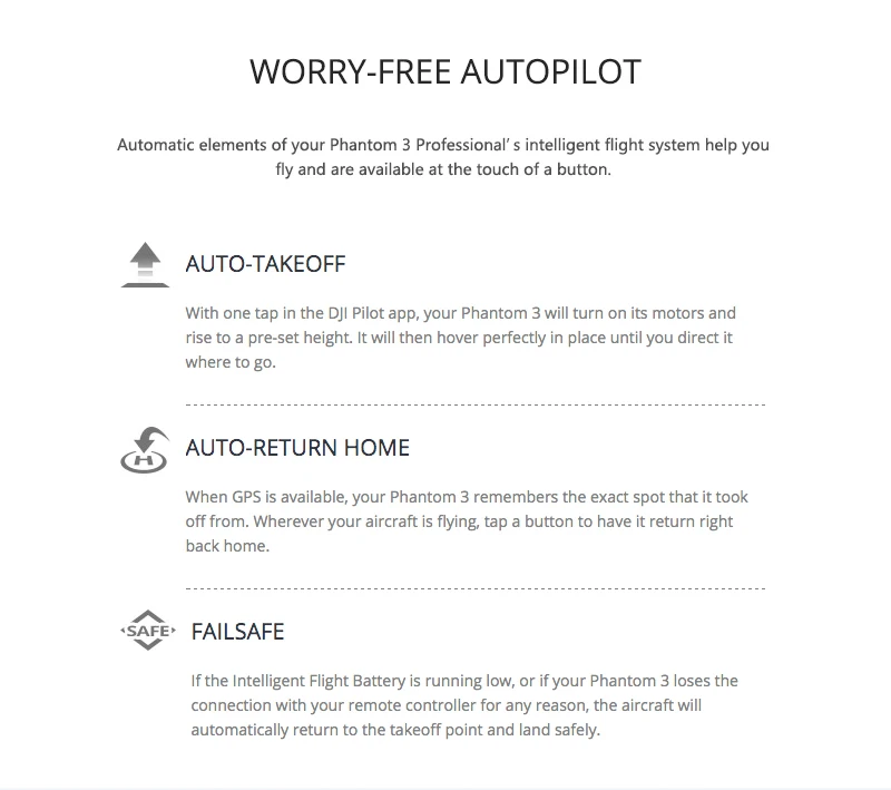 DJI Phantom 3 Professional Camera Drone With 4K Camera FPV Quadcopter Gps Uav