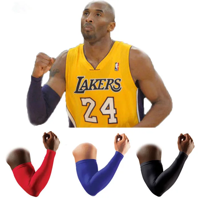 1Pair Flexible Basketball Arm Sleeves Brace Lengthen Armguards
