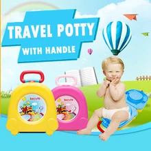 Новинка для маленьких мальчиков и девочек, портативный дорожный автомобильный горшок для детей, 25*23*12 см, туалет, писсуар, желтый, розовый горшок, кроссовки, сиденье для унитаза