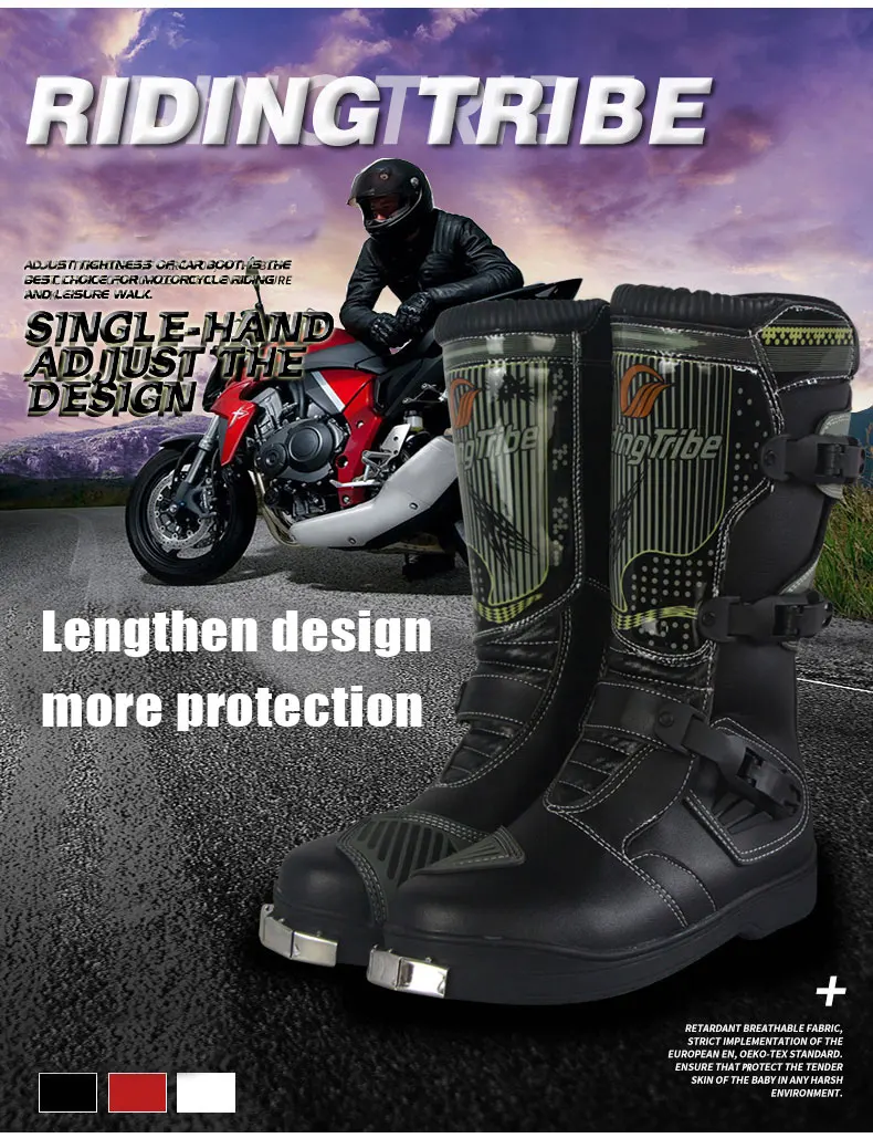 Pro-Biker B1007 мужские кожаные ботинки для мотокросса, вождения, гонок, внедорожных автомобилей, мотоциклетная спортивная обувь BPB07