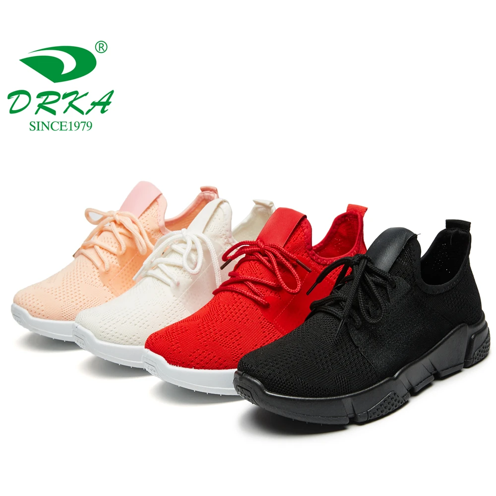 

DRKA Factory Store Wholesale fly knit lady sport shoes sneakers
